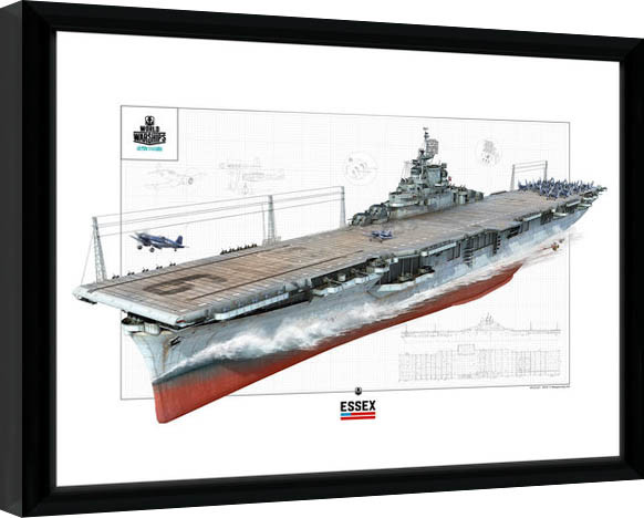Κορνιζαρισμένη αφίσα World Of Warships - Ess**