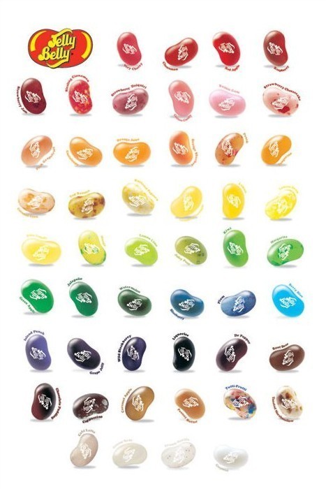 Poster Jelly Belly - flavours