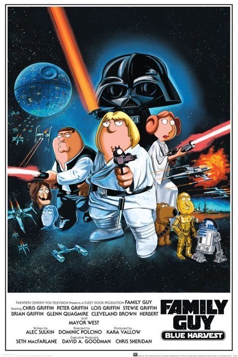 Poster FAMILY GUY - star wars