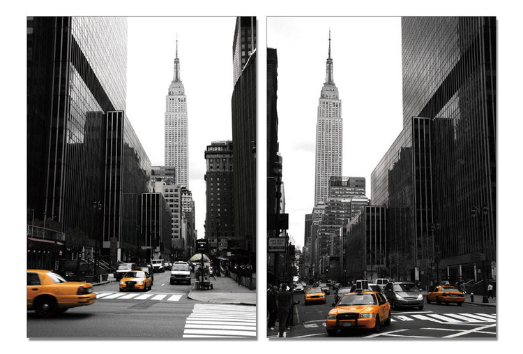 Τοποθετημένη εκτύπωση έργου τέχνης View of the Empire State Building