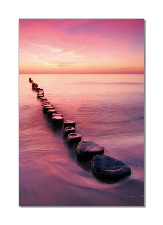 Τοποθετημένη εκτύπωση έργου τέχνης Pier from stones