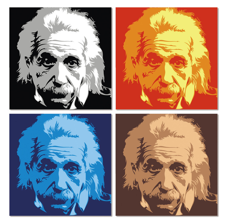 Einstein Mounted Art Print