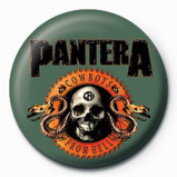 Badge PANTERA - snake skull