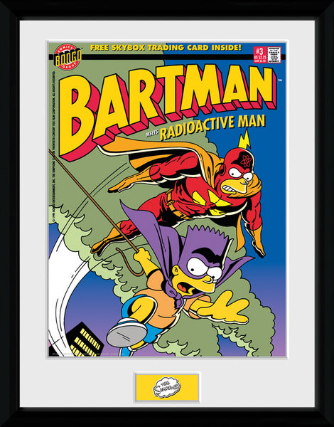 Kehystetty juliste Simpsonit - Bartman