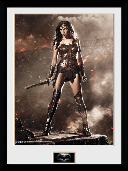 Κορνιζαρισμένη αφίσα Batman Vs Superman - Wonder Woman
