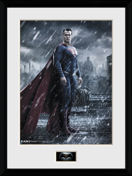 Poster emoldurado Batman Vs Superman - Superman