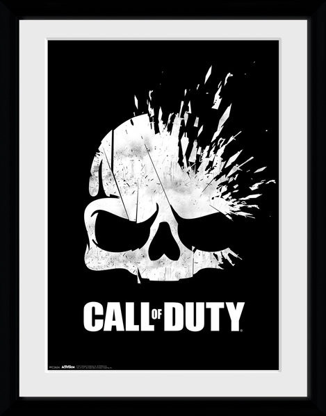 Κορνιζαρισμένη αφίσα Call Of Duty - Logo Skull
