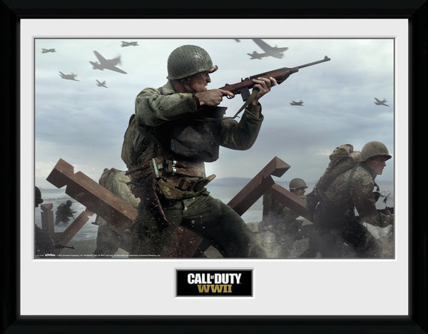 Κορνιζαρισμένη αφίσα Call Of Duty: Stronghold - WWII Shooter