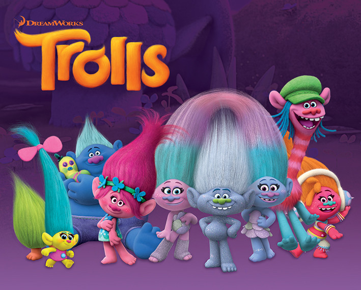 Плакат Trolls - Characters