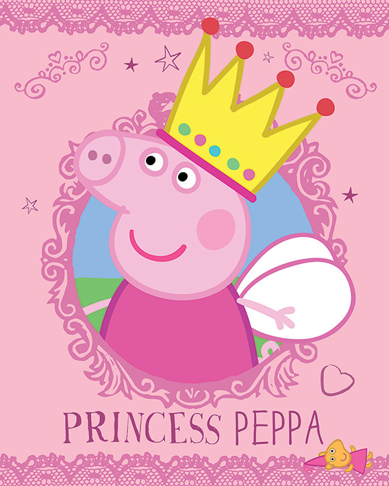 Плакат Greta Gris - Princess Peppa