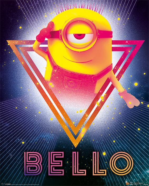 Poster Despicable Me 3 - 80'S Bello