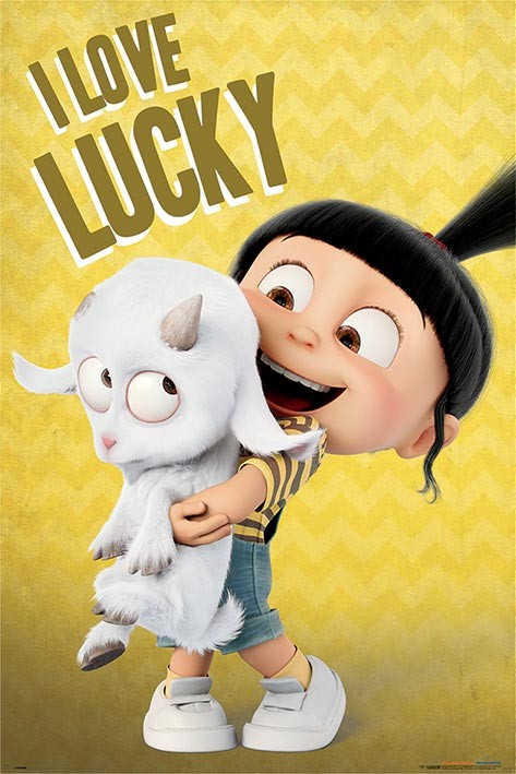 Плакат Dumma mej 3 - I Love Lucky