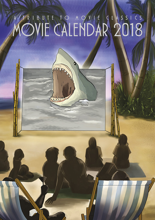 Ημερολόγιο 2027 Movie Calendar 2018 - A Tribute To Movie Classics