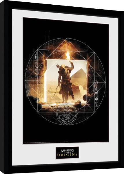 Poster emoldurado Assassins Creed: Origins - Wanderer