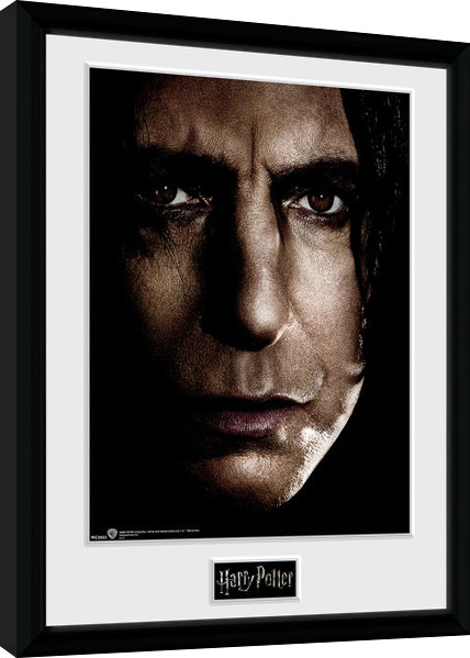 Framed poster Harry Potter - Snape Face