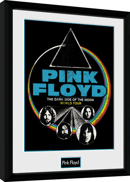 Poster emoldurado Pink Floyd - Dsom World Tour