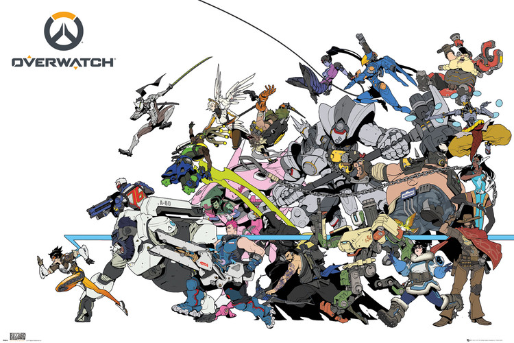 Плакат Overwatch - Battle