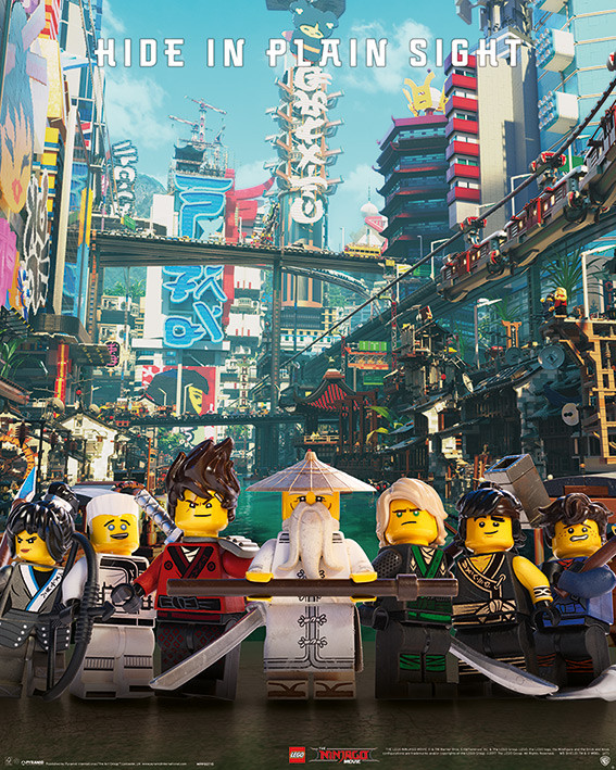 Плакат Lego Ninjago Movie - Hide In Plain Sight