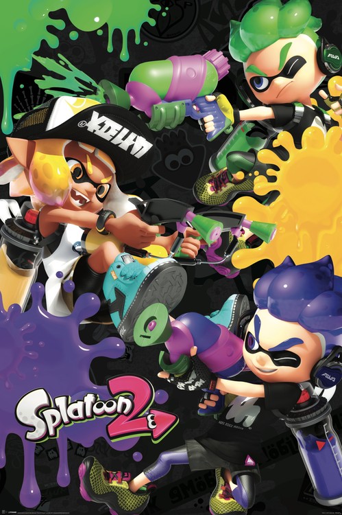 Poster Splatoon 2 - 3 Way Battle A