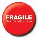 Badge FRAGILE - handle with care