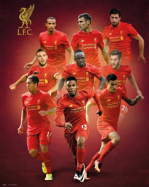 Αφίσα Liverpool - Players 16/17