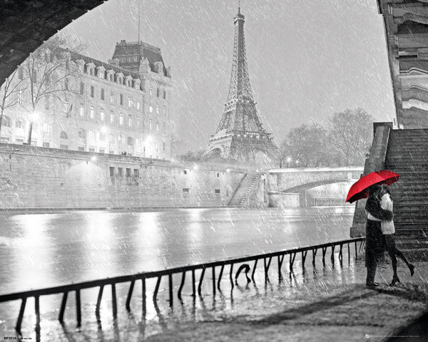 Poster Paris - Eiffel Tower Kiss