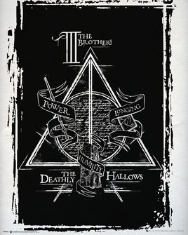 Плакат Harry Potter - Deathly Hallows Graphic