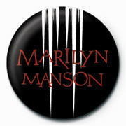 Badge Marilyn Manson - White speaker