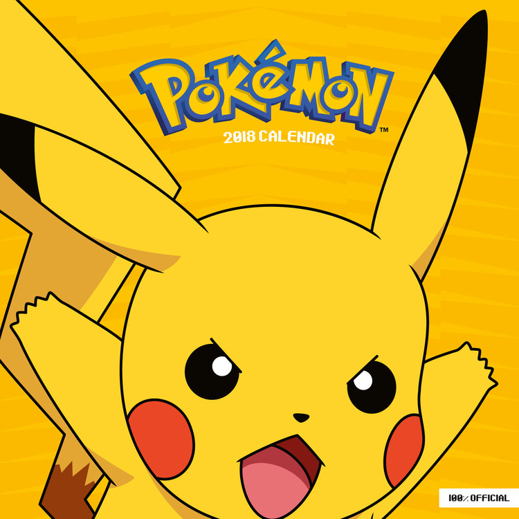 Calendar 2018 Pokemon