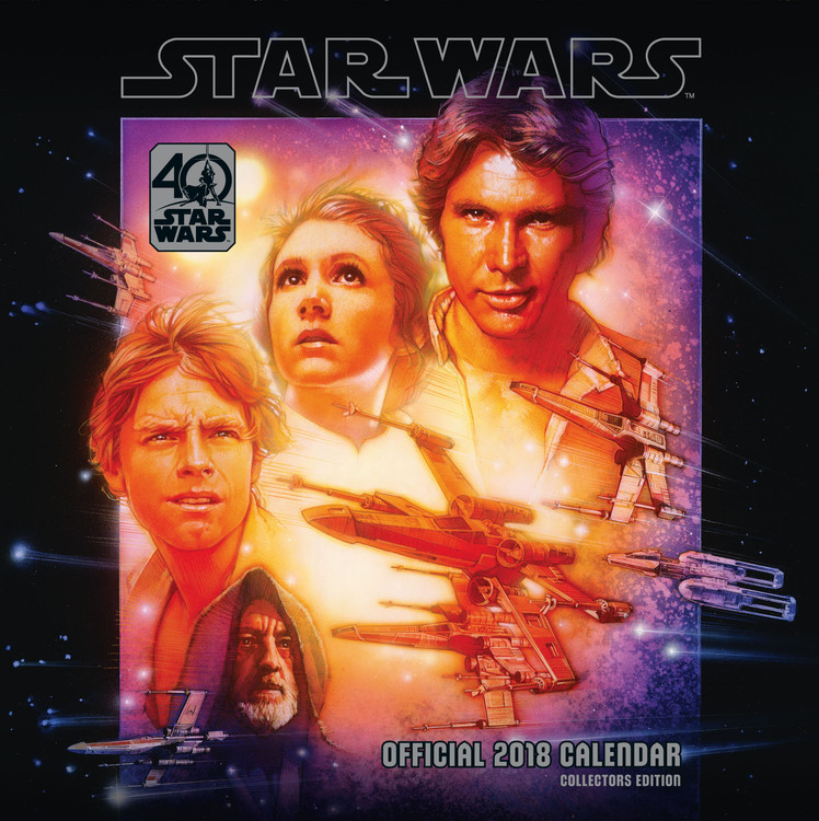 Calendar 2018 Star Wars 40Th Anniversary