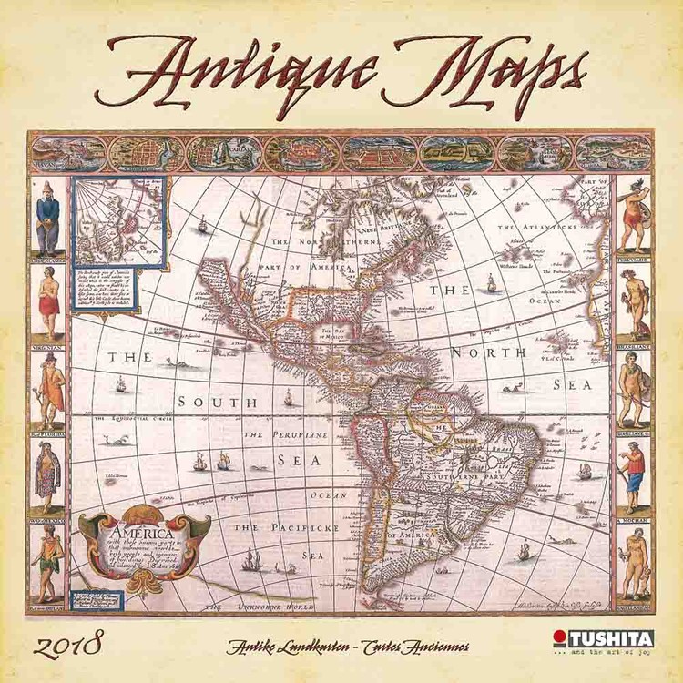 Календар 2027 Antique Maps