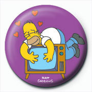 Κονκάρδα THE SIMPSONS - homer loves tv
