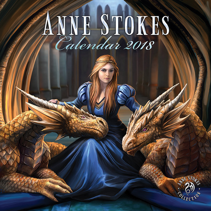 Календар 2027 Anne Stokes