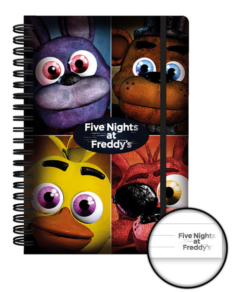 Notebook Five Nights at Freddys - Quad
