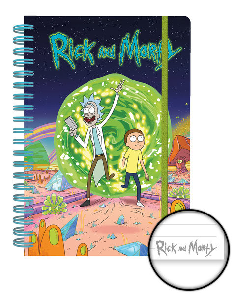 Notebook Rick And Morty - Key Art