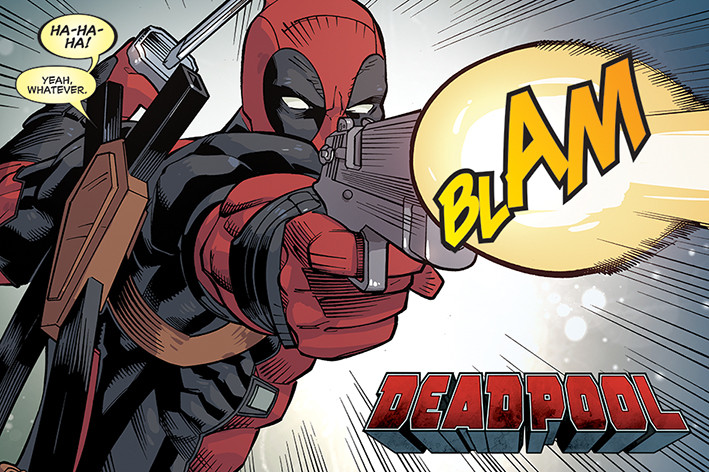 Плакат Deadpool - Blam