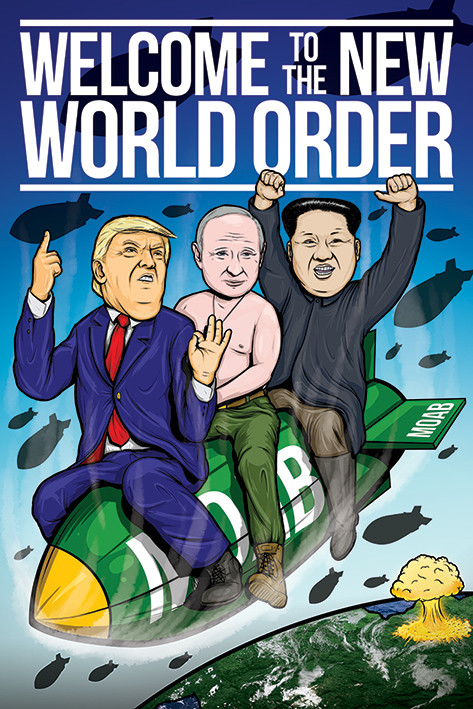 Плакат Welcome To The New World Order
