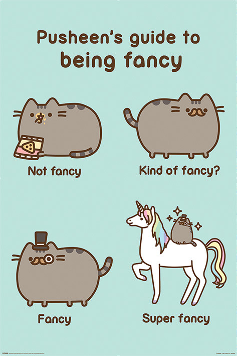 Poster Pusheen - Super Fancy
