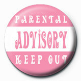 Badge Parental Advisory (Pink)