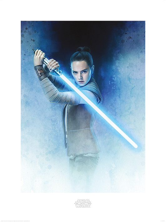 Star Wars The Last Jedi - Rey Lightsaber Guard Картина