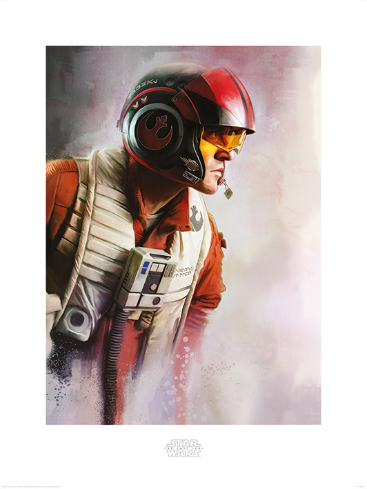 Star Wars The Last Jedi - Poe Paint Картина