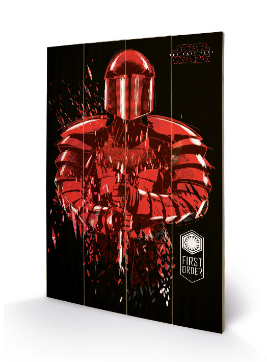 Ξύλινη τέχνη Star Wars: Die letzten Jedi - Elite Guard Art