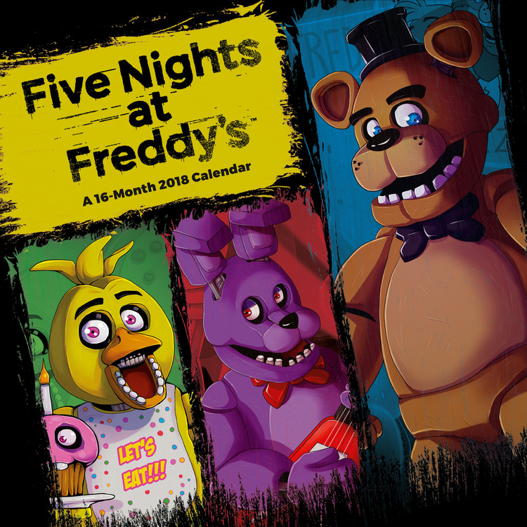 Calendário 2027 Five Nights At Freddys
