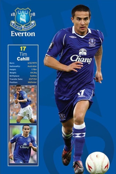 Плакат Everton - tim cahill