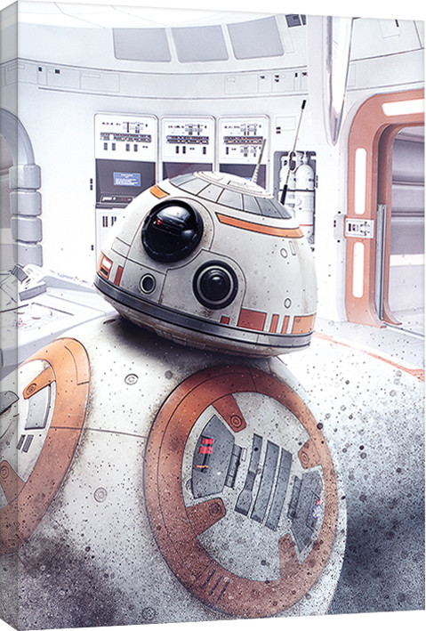 Принти на полотні Star Wars The Last Jedi - BB-8 Peek