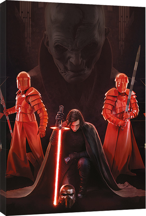 Принти на полотні Star Wars The Last Jedi - Kylo Ren Kneel