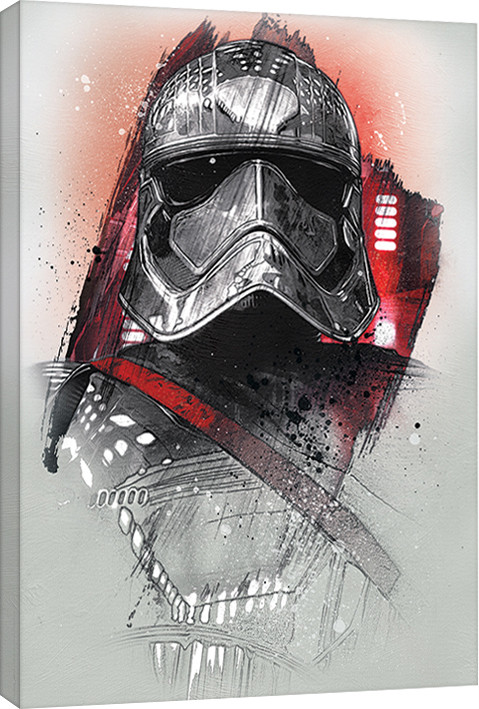 Принти на полотні Star Wars The Last Jedi - Captain Phasma Brushstroke