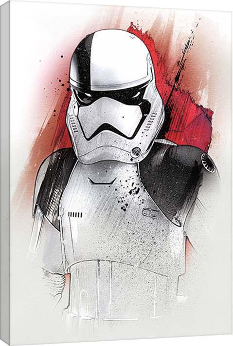Принти на полотні Star Wars The Last Jedi - Executioner Trooper Brushstroke