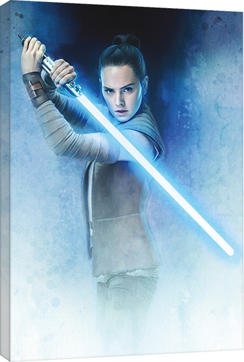 Принти на полотні Star Wars The Last Jedi - Rey Lightsaber Guard