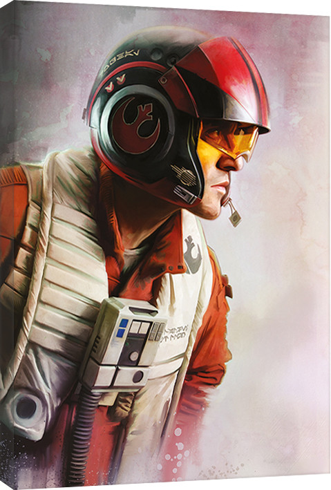 Принти на полотні Star Wars The Last Jedi - Poe Paint
